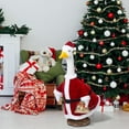 thumbnail image 5 of chaungfeng Christmas Goose Costume, Red Porch Goose Outdoor Outfit with Hat, Themed Holiday Animal Decor, for Lawn, Patio, Yard, 5 of 6