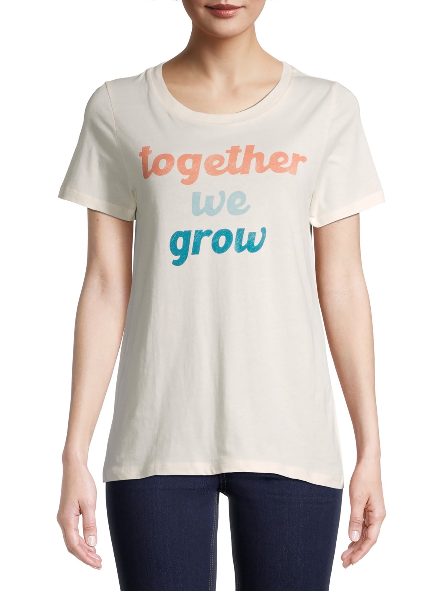 ladies' graphic tee good vibes t-shirt dandelion t-shirt cute t-shirt inspirational shirt Keep Growing positive vibes gift for her