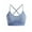 B-Blue, variant on mgoYE Comfortable Bra for Women Women's Cross Back Sports Bra Padded Strappy Medium Support Yoga Bra for Workout Fitness(Black,4XL)