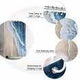 thumbnail image 5 of Shower Curtain Bathroom Set Watercolor Modern Seaside Beach Waterproof Fabric Shower Curtains with Grommets&Hooks Sea Wave Gradient Art Privacy Bath Curtain for Bathtub 36x72in, 5 of 7