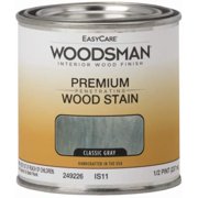 True Value Manufacturing 249226 0.5 Pint Woodsman Oil Base Interior Stain, Classic Gray