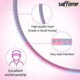 thumbnail image 3 of Weighted Fitness Hoop for Adults and Skipping Rope Workout and Exercise Equipment for Women and Men, Steel Loop with Soft Foam Cover, Cardio and Stamina Training, Gym or Home, 3 of 7
