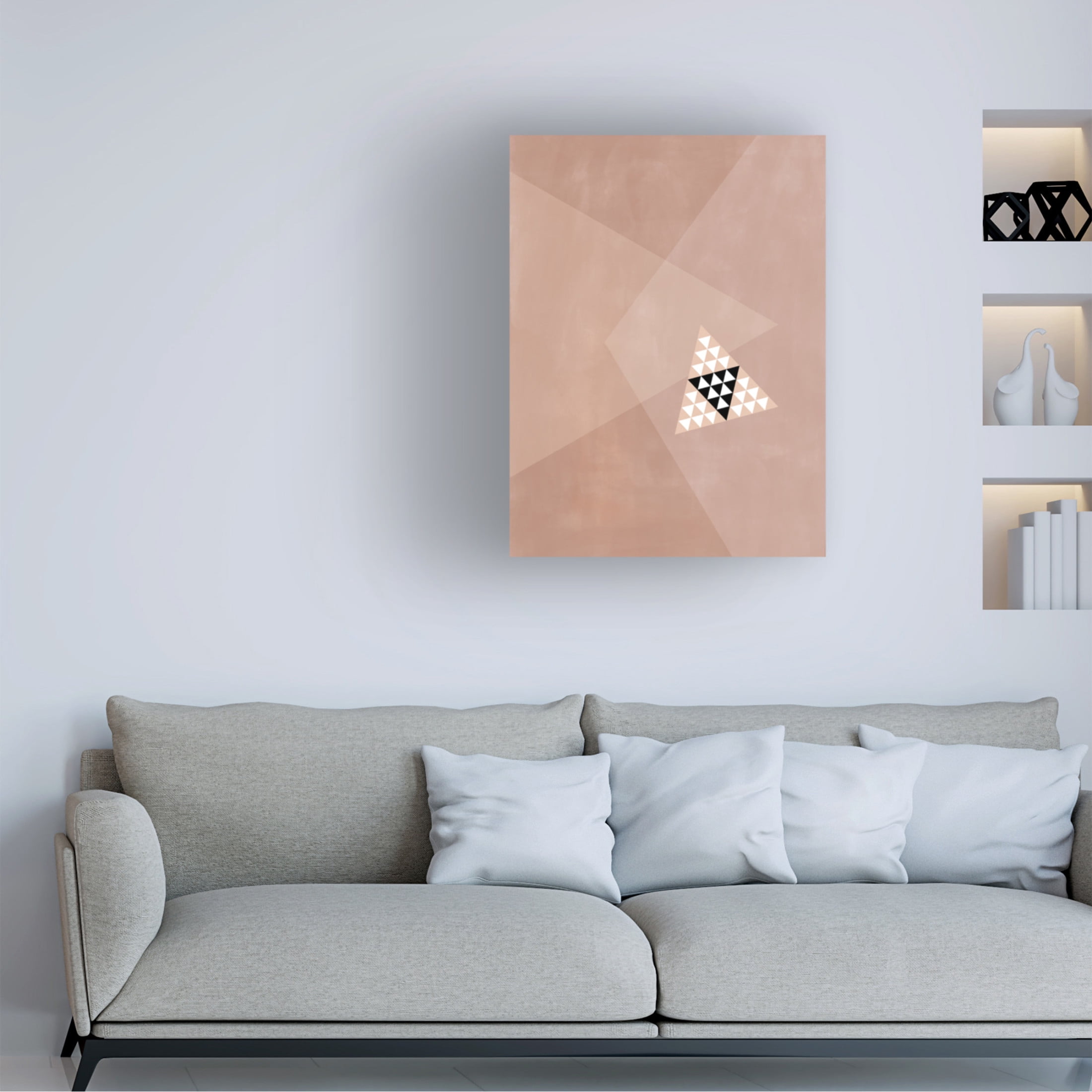 Trademark Fine Art Elena Ristova softpink19 Canvas Wall Art