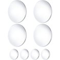 thumbnail image 1 of 8 Pieces Transparent Door Stopper Wall Protector, Door Knob Wall Protectors Adhesive Door Stopper Door Bumper Wall Guard for Door Handle Wall Protection, 4 Pieces 3.15 Inch and 4 Pieces 1.97 Inch, 1 of 7