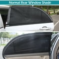5 Packs Car Window Screens Mosquito Net for Camping Breathable Mesh Baby Car Window Cover for