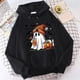 thumbnail image 3 of Sudaderas con capucha de murciélago de calabaza fantasma de Halloween para mujer, jersey con capucha de moda para adolescentes, sudaderas casuales de manga larga para Halloween, 3 of 5