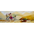 thumbnail image 2 of West, Ronald 14x7 Gold Ornate Wood Framed with Double Matting Museum Art Print Titled - Shopping II, 2 of 4