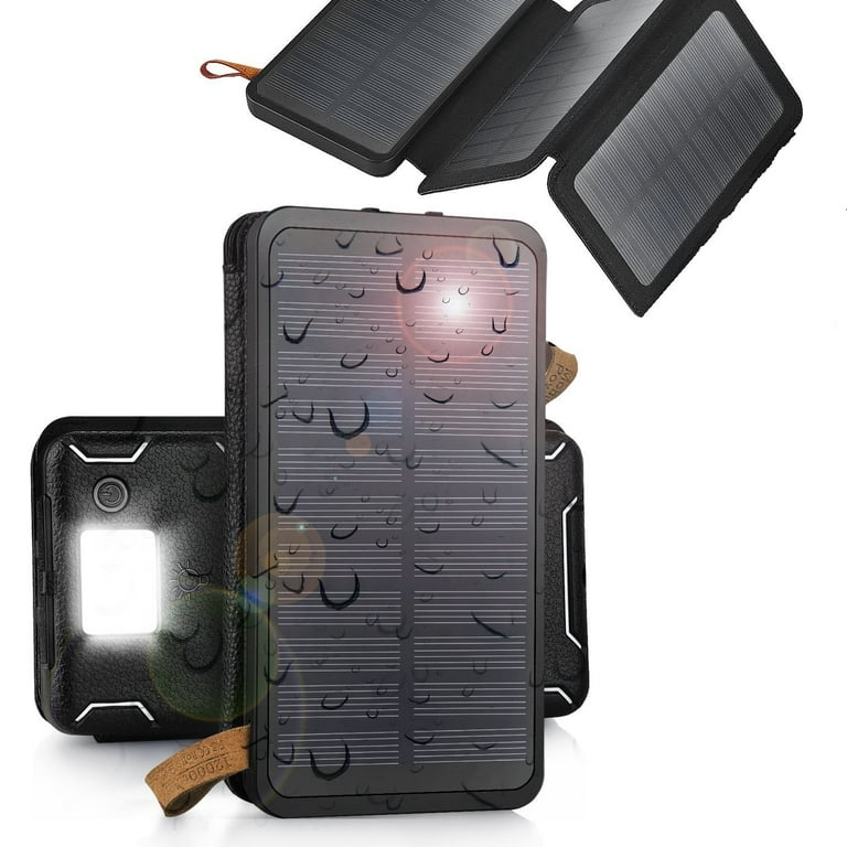 500000mAh Solar Panel External Battery Charger Power Bank For Cell Phone  Tablets