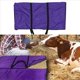 thumbnail image 2 of 5X Bolsa de Almacenamiento de Balas de Heno, Bolsa Extra Grande de Transporte de Balas de Heno de Mano , Bolsas Portátiles Plegables de Fardos de Heno con Cremallera Impermeable, 2 of 5