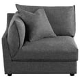 thumbnail image 3 of Sasha Upholstered LAF Chair Barely Black, 3 of 4