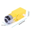 thumbnail image 2 of Motorreductor de doble eje, motorreductor DC 3-12V, Motor de caja de cambios para Robot de coche inteligente DIY, 2 of 8