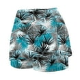 thumbnail image 4 of vigerkar Skorts for Women with Pockets Tummy Control Plus Size Skorts High Waist Athletic Sports Pants Skirt Casual Prints Shorts Blue, 4XL, 4 of 5