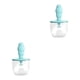 thumbnail image 2 of Vogacara Cepillo de para bebés con cubierta a prueba de polvo Cepillo en forma de U de silicona para infantiles Suministros Verde Grande 2piezas, 2 of 6