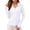 White, variant on FAIWAD Long Sleeve Workout Tops for Women Quarter Zip Quick Dry Golf Tennis Shirts with Thumb Holes