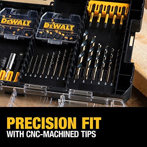Dewalt drill bit set 2024 for impact driver