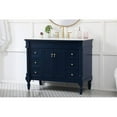 thumbnail image 2 of 42 inch single bathroom vanity in blue, 2 of 8