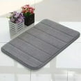 thumbnail image 3 of Christmas Saving Clearance! Sruiluo Cobblestone-Embossed Bathroom Rugs Bath Mat Memory Foam Pad Floor Rugs Carpets Doormat, Super Soft, Non-Slip, Quick-Drying, Room Decor, Rose Red, 15.7x23.6, 3 of 8