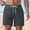 Style2-Gray mens shorts, variant on Mceream Men's Swim Trunks Quick Dry Beach Shorts with Pockets Quick Dry Bathing Suit Stretch Compression Liner Swim Shorts Elastic Waist Drawstring Beach Wear Swim Suits Gray XL