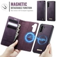 thumbnail image 2 of CaseMe Wallet Case for Samsung Galaxy A17, 2-in-1 PU Leather【RFID Blocking】Flip Card Holder Stand Shockproof Magnetic Detachable Cover for Samsung Galaxy A16 6.7",Purple,For Galaxy A17, 2 of 10