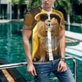 thumbnail image 6 of Easygdp Heavy Metal Style Guinea Pig Mens T-Shirts Baseball Vintage Fashionable Lightweight Casual Crew Neck Slim Fit with Long Sleeves-Small, 6 of 7