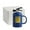 🔥 Blue_Hot#1152, variant on Fire Extinguisher Style Coffee Mug with Lid and Spoon, Funny Ceramic Design, Unique Firefighter Theme Gift for Home and Office