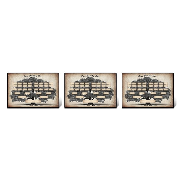 Naiovety Póster de pared de árbol genealógico, cuadros de imágenes impresos para el hogar para llenar el fondo de la pintura, decoración del Type1 NO1 Naiovety CBP188263
