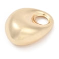 thumbnail image 2 of Brass Pendants Real 14K golden Plated Oval 25x18x11.5mm Hole: 5.8mm, 2 of 3