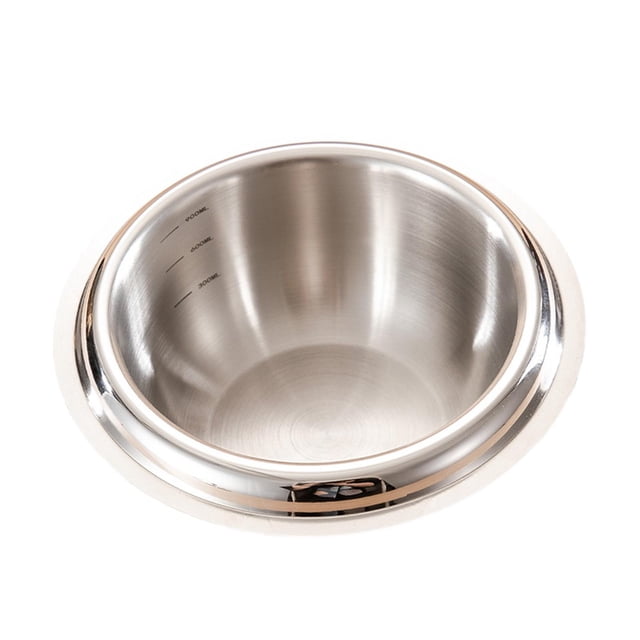 Tazón de acero inoxidable para mezclar, tazón de ramen, tazón de sopa portátil, tazón multifunción para servir Solo tazón
