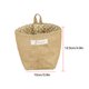 thumbnail image 2 of Worallymy Bolsa de almacenamiento de yute plegable para artículos diversos organizador lavable bolsa colgante para artículos de habitación color amarillo Worallymy JD735806569, 2 of 7
