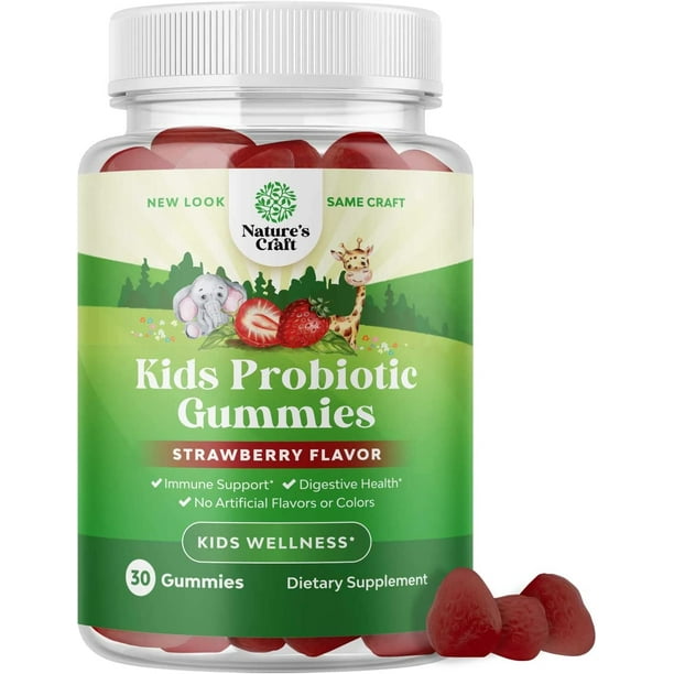 Immune Booster Kids Probiotic Gummies Bacillus Subtilis Probiotic for