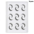 thumbnail image 2 of 9 Pairs False Eyelashes Fake Lashes Long Makeup 3D Mink Lashes Eyelash Extension Mink Eyelashes For Beauty, 2 of 4