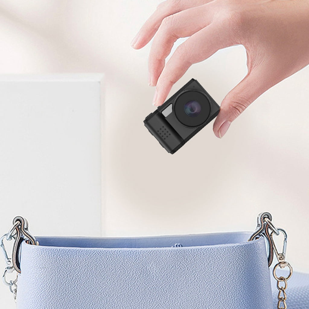 NEXAVKPR Mini Camera with Screen 1080P Sport Portable Small Camcorder Video Recorders Support Card USB Camera Indoor