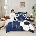 thumbnail image 4 of Castle Fairy Twin 2-Piece Monogrammed C Soccer Comforter Set, 4 of 8