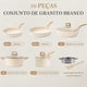 thumbnail image 2 of Sartenes Antiadherentes 10 Piezas, Bateria de Cocina, Juego de Sartenes de Induccion, Juego de Ollas y Sartenes, Fácil Limpieza, con Sartenes y Cacerolas, Granito Blanco, 2 of 7