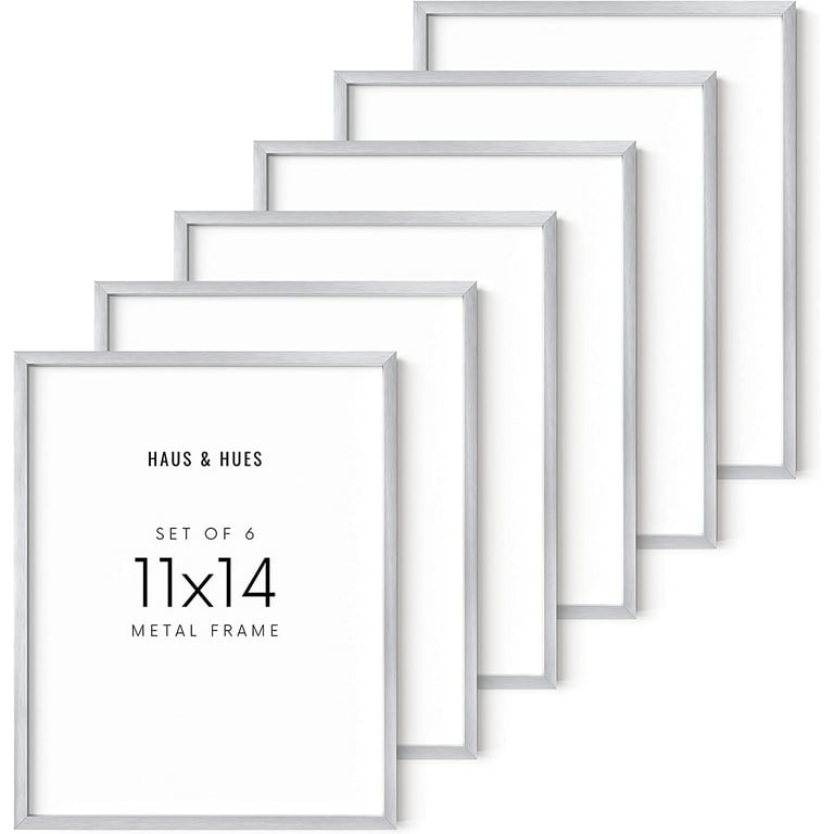 16x20 Frame for 11x14 Picture Silver Aluminum (6 Pcs per Box)