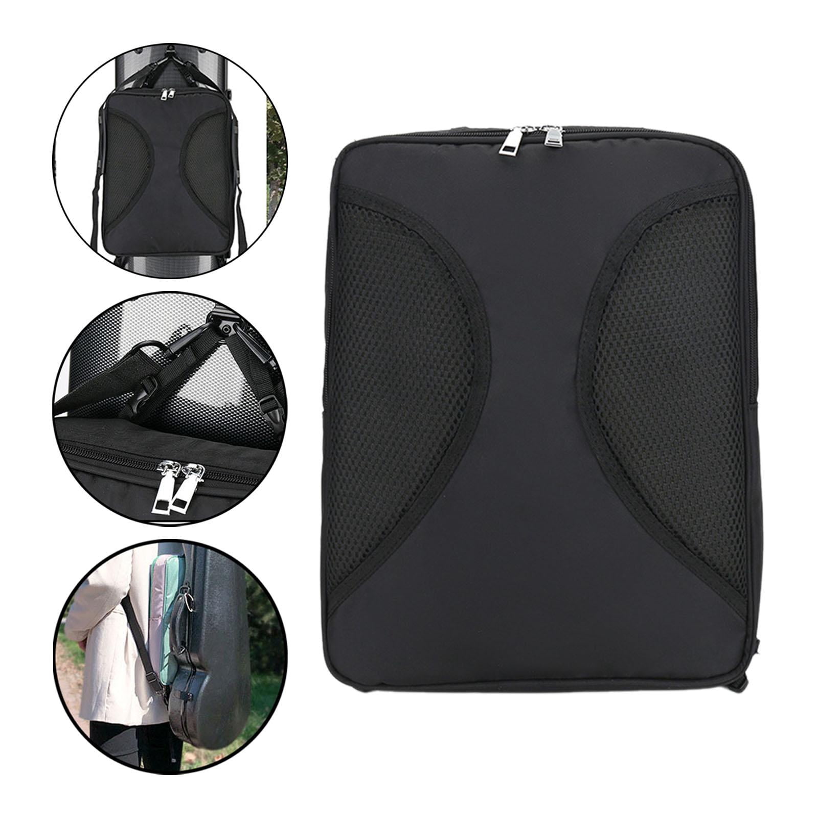 LeeQinersw Music Sheet Bag Large Capacity Instrument Case Thickened Ukulele Box Violin Case Black
