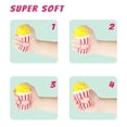 thumbnail image 4 of Juego de juguetes Squishies Jumbo de crecimiento lento - Paquete de 9 suaves Kawaii Squishy Hamburguesa Palomitas de maíz Pastel Helado Donut Alivio del estrés Juguete para apretar para niños y niñas, 4 of 5