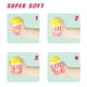 thumbnail image 4 of Juego de juguetes Squishies Jumbo de crecimiento lento - Paquete de 9 suaves Kawaii Squishy Hamburguesa Palomitas de maíz Pastel Helado Donut Alivio del estrés Juguete para apretar para niños y niñas, 4 of 5