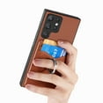 thumbnail image 6 of Allytech for Galaxy S22 Ultra Case with Cards Holder, Rotating Ring Stand Slim Fit Wallet Back Cover Bumper Shockproof Phone Case for Samsung Galaxy S22 Ultra - Brown, 6 of 13