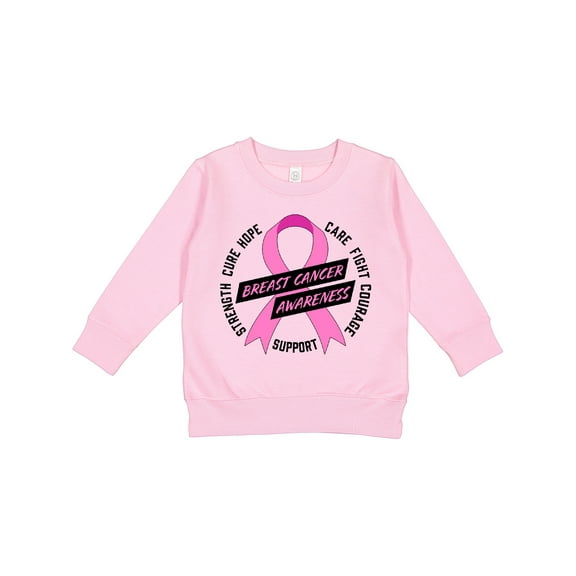Inktastic Breast Cancer Awareness Toddler Sweatshirt
