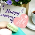thumbnail image 2 of Minkissy 150Pcs Heart Shape Thank You Cards Coated Paper for Wedding Party Express Gratitude, 2 of 5