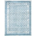 thumbnail image 3 of SAFAVIEH Brentwood Dory Geometric Area Rug, Ivory/Aqua, 9' x 12', 3 of 15
