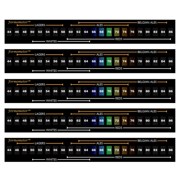 Fermometer Adhesive Fermenter LCD Thermometer for Home Beer Brewing & Wine (1)