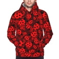 thumbnail image 2 of Bingfone Ladybugs 1 Men's Drawstring Hoodie Long Sleeve Pocket Sweatshirts-Small, 2 of 6