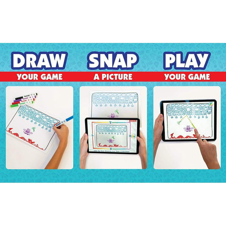 Pixicade Mobile Game Maker Turn Drawing into Playable Games STEM Creative  FUN 740275056912