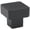 Matte Black, variant on Alno A2855-MB Quadrato 1-1/4" Smooth Square Cabinet Knob / Drawer Knob - Black
