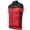 Black+Red, variant on QUALICOS Men's Sleeveless Cycling Vest Jersey, Mens Sport's Vest for Multi-Sport Road Bike MTB Running Hiking Fishing