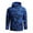 Blue, variant on Mens Jackets Camo Zipper Windbreaker Waterproof Performance Bomber Jacket with Pockets Hooded Loose Fall Casual Coats for Men Blue XXXL