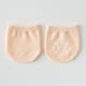thumbnail image 1 of Zhuge Calcetines invisibles de media palma para mujeres, silicona antideslizante, 4 pares, rosa claro, 1 of 5