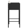 thumbnail image 3 of vidaXL Bar Stools 2 pcs with Cushions Black Poly Rattan, 3 of 4